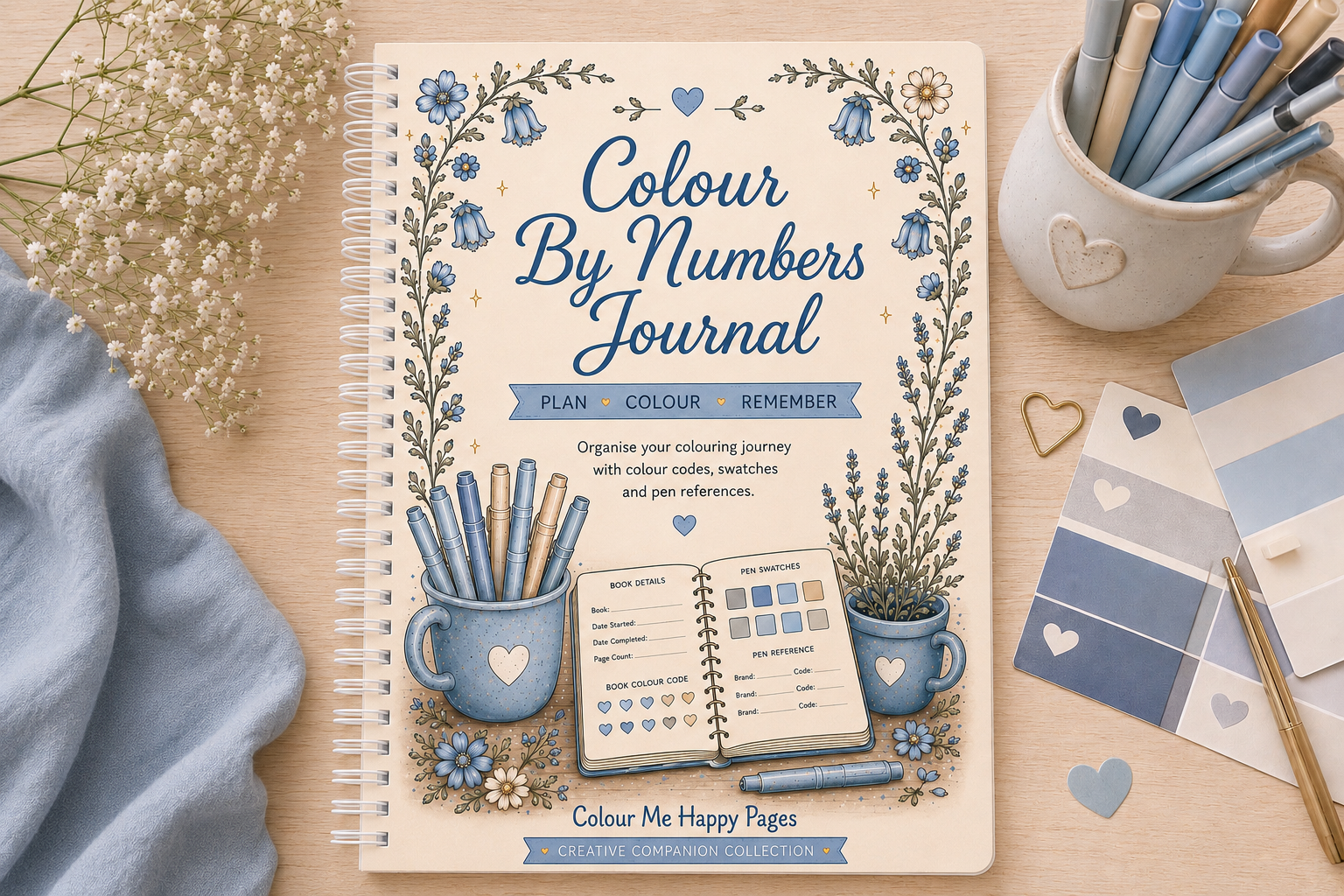 Colour By Numbers Journal