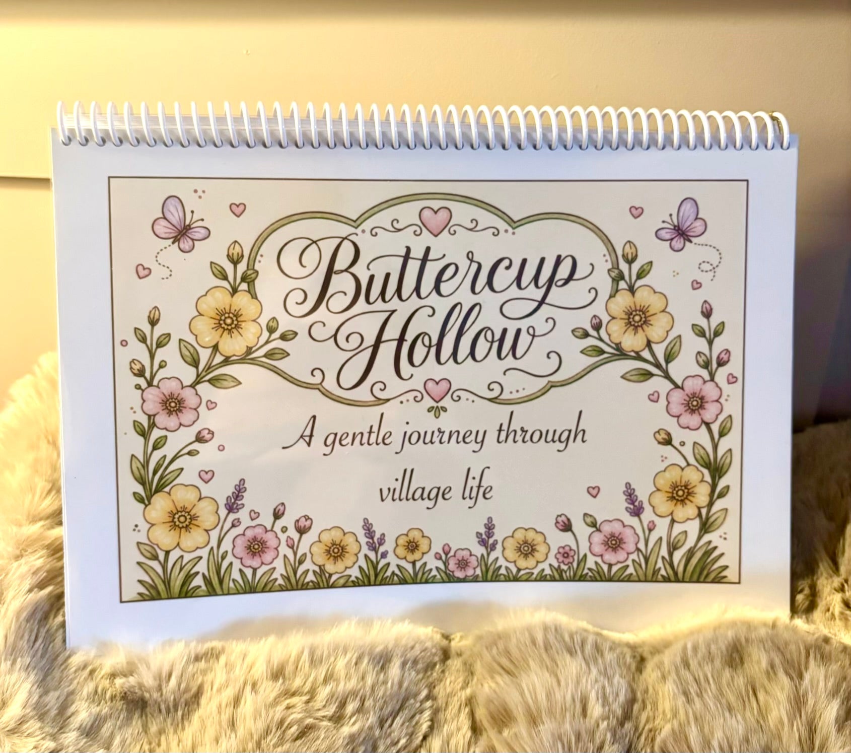 Buttercup Hollow Cardstock Colouring Book