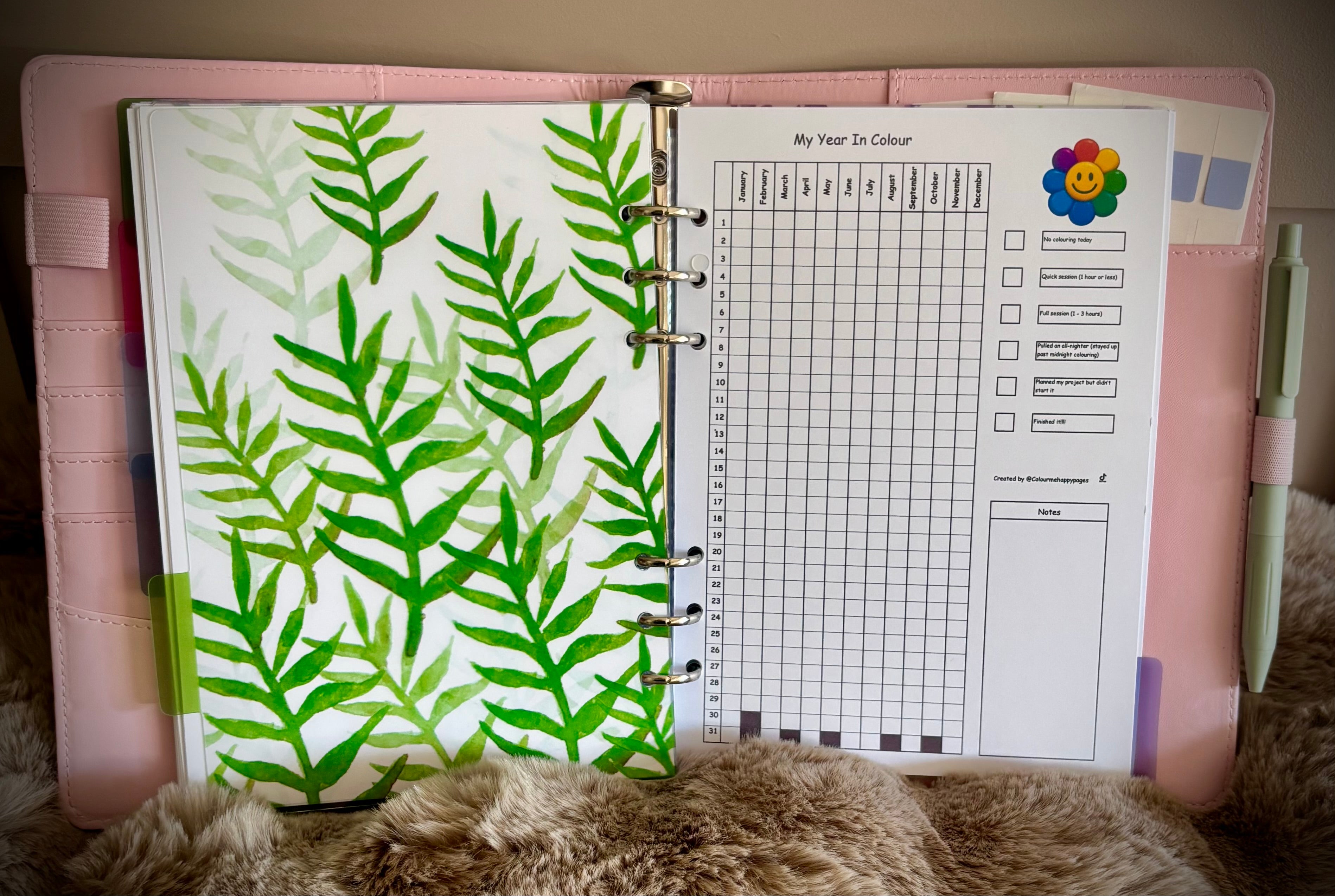 A5 Colouring Journal