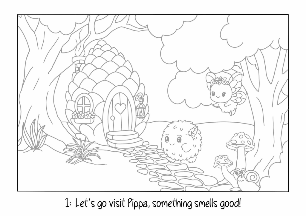 Fernwood Forest Card Stock Colouring Book