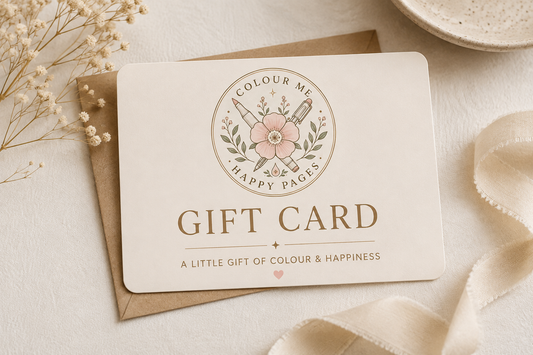 Colour Me Happy Pages Gift Card